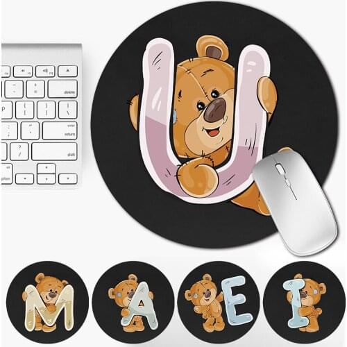 Waterproof Non-Slip Scratch-Resistant Desktop Mouse Pad PU Simple and Various Patterns for Notebook Desktop Computer Mouse Pad