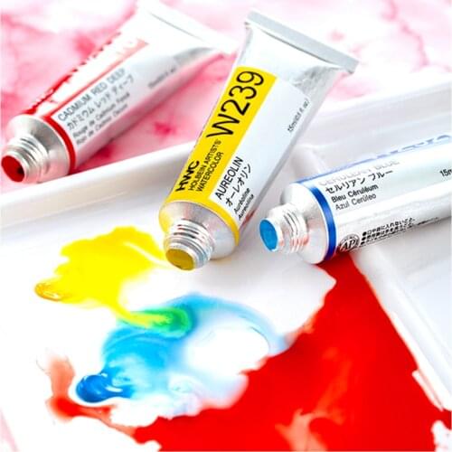 Japans Holbein Hype Watercolor Pigment Series105 colors 15ml HWC transparent watercolor paint Advanced art supplies1pcs