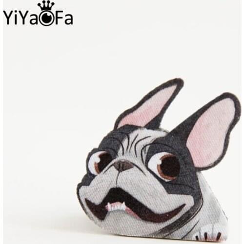 YiYaoFa Handmade Dog Pin & Brooches Cute Fabric Brooch Buckle Women Accessories Gift for Lady MasqueradeCorsage BR-06