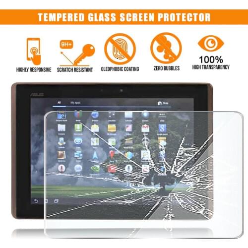 For Asus Eee Pad Transformer TF101 Tablet Tempered Glass Screen Protector Premium Scratch Resistant Anti-fingerprint Film Cover