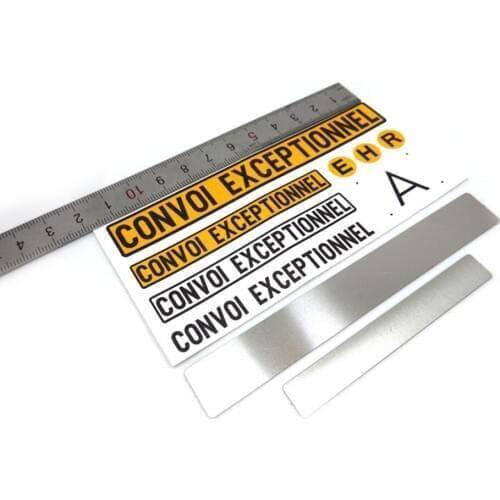 1/14 Rc European Toy Truck Body Shell Logo Stickers For Remote Control Tractor Model