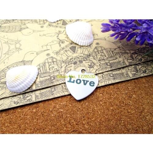 10pcs--stainless steel charms "love" 5 style for choosing DIY Charms Pendants