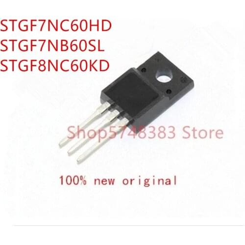 10PCS STGF7NC60HD STGF7NB60SL STGF8NC60KD TO-220F