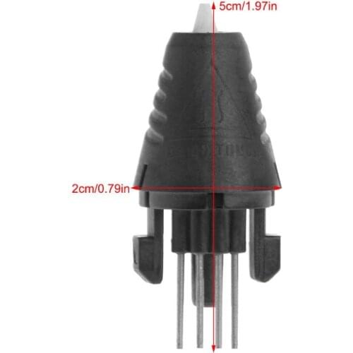 5*2cm Printer Pen Injector Head Nozzle For First Generation 3D Printing Pen Parts ABS Black 3D Printing Pen Nozzle
