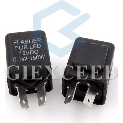 Car Motorcycle Bike Tricycle Flasher Resistor with buzzer For Led Light Indicator Electronic Turn Signals Fix Blinker Relay