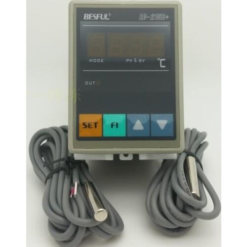BESFUL LC-215B+: Bi River solar heat pump temperature controller with two temperature sensing line