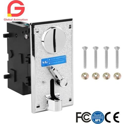 CPU Coin Selector, Electronic Coin Selector Acceptor Coin Receiver Arcade Machine for Arcade Game