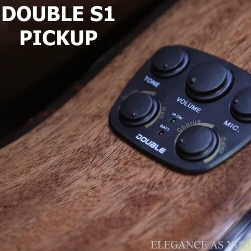 DOUBLE S1Dual pickup effect guitar pick-up Same frequency boost folk guitar pickup acoustic guitar electric box