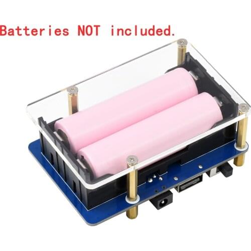 5V Uninterruptible Power Supply UPS Module HAT Starter Kit for RPI Raspberry Pi 3 3B Plus 4 4B 3B+ Accessories（No 18650 Battery
