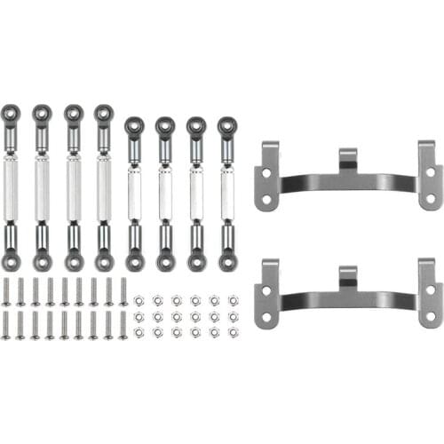Upgrade Metal Pull Link Rod Base Bracket WPL B1 B14 B24 C14 C24 1/16