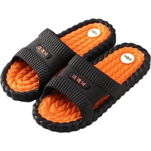 Mens sandals 2021 Male summer prevent slippery outside fashion slippers word beach sandals household personality men sandals