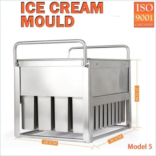 Stainless Steel 304 Popsicle Mold Ice Cream Lolly Moulds Leave Item Number E.G. XJH9034 Canadar