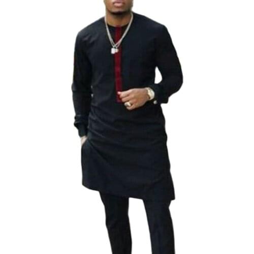 New fashion mens africa clothing dress shirts dashiki robe africaine hip hop african clothes (without pant only shirt )