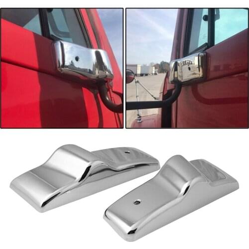 NEW-1 Pair Car Door Mirror Brackets Left Right Rearview Mirror Frame for Freightliner Century Columbia