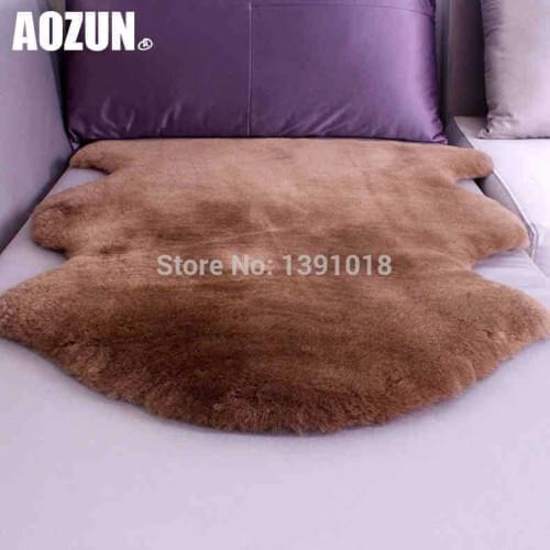 2019 NEW High quality 8colors Australian Whole wool hide Fur Wool sofa cushion Wave window pad