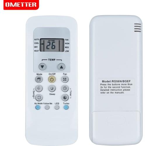 Nuevo aire acondicionado de control remoto para el portador RG56N/BGEF