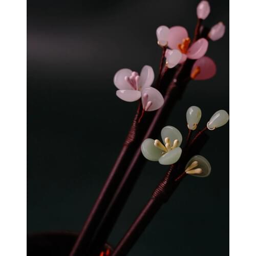 Vintage Hair Stick Pick Natural Wooden Sandalwood Chinese Style Chopsticks Ethnic Hair pin Women Hairpins Jewelry Accessories