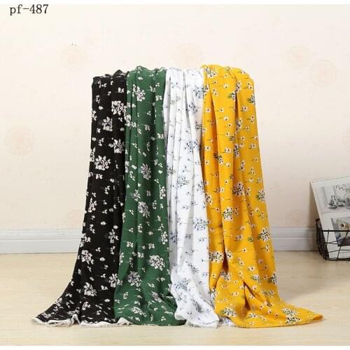 Paris Pearl Chiffon Dress Shirt Fabric Small Piece Printed Fabric