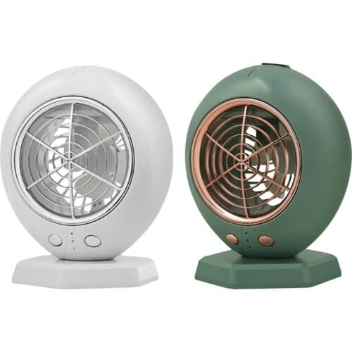 Portable Air Conditioner Fan, Rechargeable Air Cooler with Handle, Desk Cooling Fan with 3 Speeds for Room Office Dorm