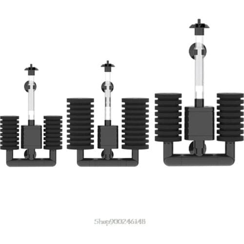Practical Aquarium Submersible Filter Pump Double Biochemical Sponge Fish Tank Air Pump Skimmer Equipment for Water Cir O13 20