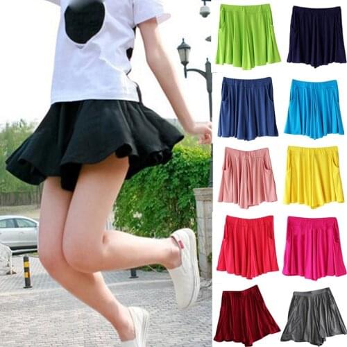 Workout shorts Skirt Lady High Waist Women Yoga Baggy Sport Running Shorts Fitness Casual Jogging Sportswear mallas cortas mujer