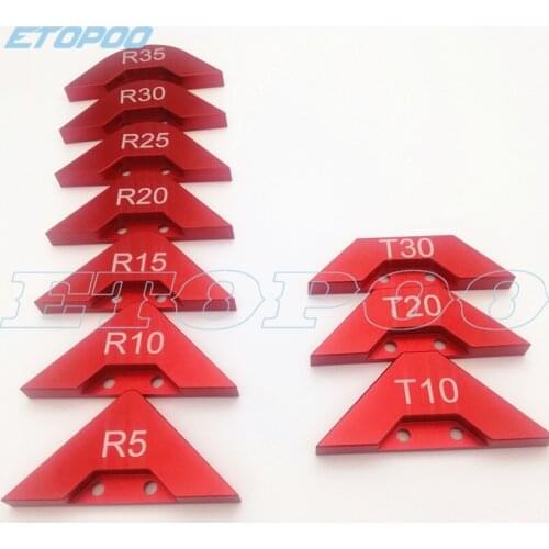 Router Table Corner Jig Radius Wood Panel Radius Quick-Jig Router Table Bits Engraving Machine Trimmer Jig Corner Templates Kit