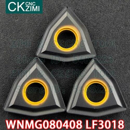 WNMG080408 LF3018 WNMG 080408 LF3018 Carbide Inserts External Turning Inserts Tools CNC Metal lathe Cutting Tools for cast iron