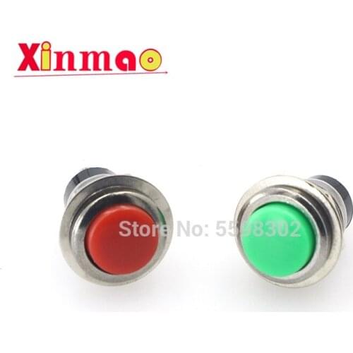 2pcs small button since the reset button switches 12mm doorbell button, Momentary Pushbutton Switch DS-318