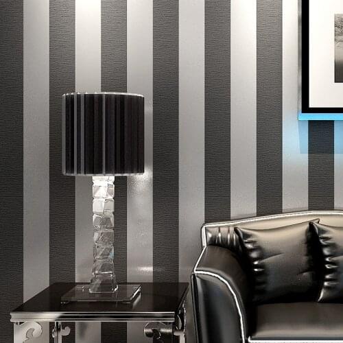 Bacaz 3d Stripe wallpaper rolls for living room Sofa Background 3d Stripe Wall paper Papel Wall covering Stickers