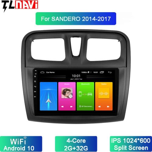 9 inch For Renault Logan 2 2012 2019 Sandero 2 2014 2019 Symbol Car Radio Multimedia Video Player Navigation GPS Android 10