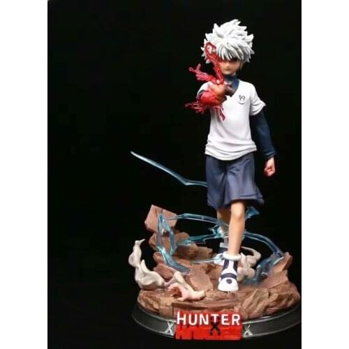 27cm Hunter x Hunter Anime Figure Gon Freecss & Killua Zoldyck Action Figure Gon Freecss Figure Killua Zoldyck Figurine Toys