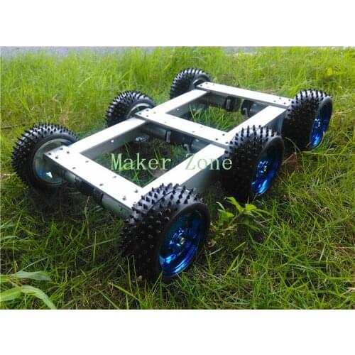 C60 6WD Car, 85mm wheels, 6 motors with Hall Speed Sensor, for Smart Car development, Robotic Competition, DIY, Course Project