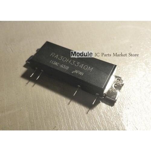 Free Shipping RA30H3340M RA30H3340 / 330-400MHz 30W 12.5V, 3 Stage Amp. For MOBILE RADIO USED