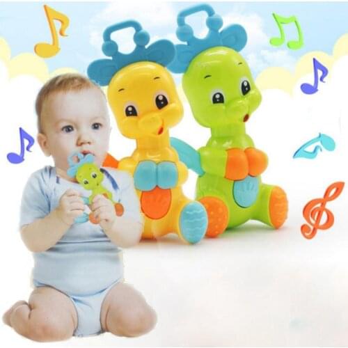 Baby Toys 0-12 months Rattle Hand Knocking Bell Toy Rattles Develop Baby Intelligence Activity Grasping Toy Hand Bell Teether