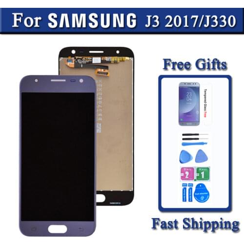 Original J330 lcd For Samsung Galaxy J3 2017 J330 J330F J330G LCD Display and Touch Screen Digitizer Assembly J3 Pro 2017