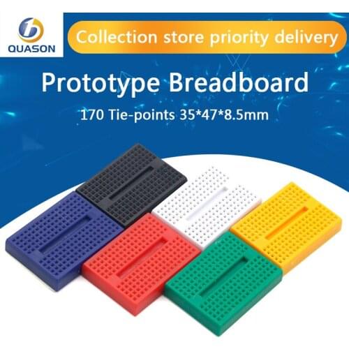 SYB-170 Mini Solderless Prototype Experiment Test Breadboard 170 Tie-points 35*47*8.5mm