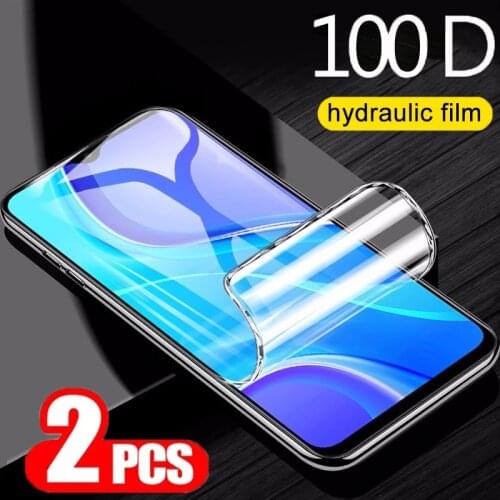 9H Hydrogel Film for Xiaomi redmi 9C NFC soft protective Film for Redmi note 8T redmi9 a c Screen Protector Film Not Glas 2Pcs
