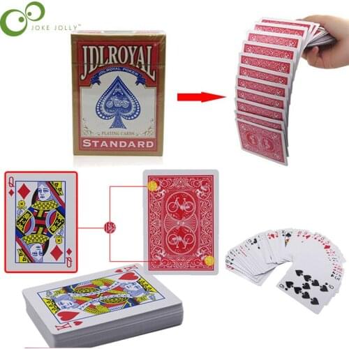 Cards Prank Trick Prop Gag Poker Acrobatics Waterfall Card Props Magic Electric Deck (Connection by Invisible Thread) WYW
