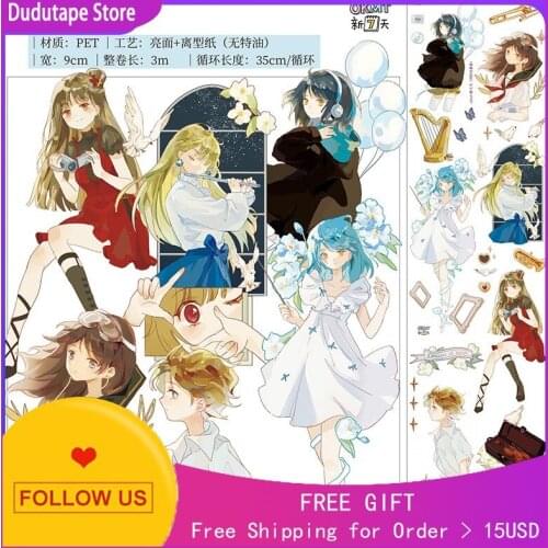 Pet Washi Tape Sticker Character Strawberry Feast Long Cycle