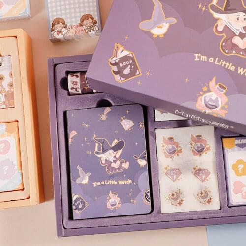 Cute Hand Book Set Gift Net Red Girl Heart Hand Book Gift Box Ins Wind Student Diary Notepad Notebook