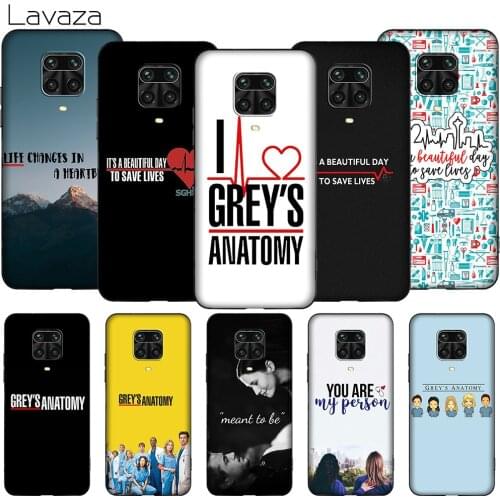 Lavaza K54 Grey Anatomy TPU Soft Case for Redmi Note 5 6 6A 7 7A 8 8T 8A 9 9A 9C 9S K20 K30 Poco X2 Pro Max