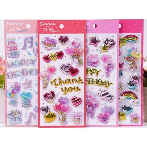1pcs Kawaii Stationery Stickers Shake Post Aesthetic Series Planner Decorative Mobile Stickers Scrapbooking DIY Craft