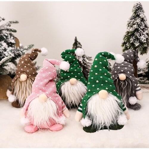 Creative Faceless Sitting Posture Gnome Snowman Doll Christmas Decoration Toy
