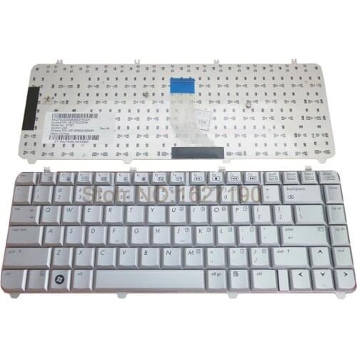 New US Laptop Keyboard For HP DV5-1000 SILVER PN:QT6A NSK-H5J01 9J.N8682.J01 AEQT6U00030