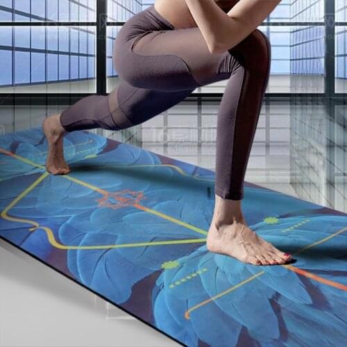 New Yoga mat beginner non-slip men and women natural rubber yoga mat fitness mat shop towel yoga mat
