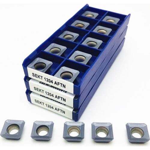 Original 100% SEKT1204 AFTN LT30 milling insert carbide milling cutter high quality turning tool lathe tool sekt 1204 insert