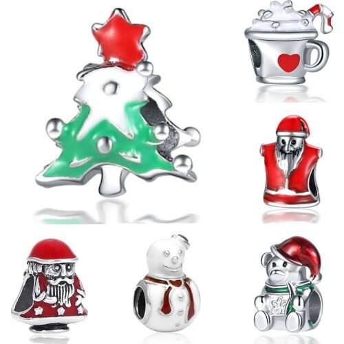 Fit pulsera charms silver plata de ley original bracelet beads for jewelry making spacer bijoux sieraden charm