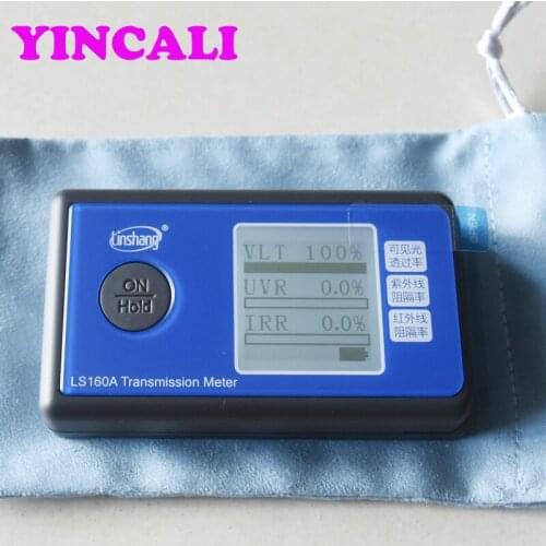 Portable Transmission Meter Solar Film Tester LS160A Simple operation Three function in ONE device IR Peak wavelength 1400nm