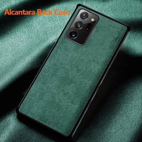Luxury Alcantara Back Case for Samsung Galaxy S21 Ultra High Quality Business Protective Phone Cover for Samsung Note 20 Ultra