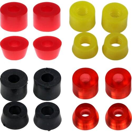 Skateboard High Elastic PU Longboard Truck Bushings Gasket Shock Pad Fish Plate Accessories Many Colors Durometers